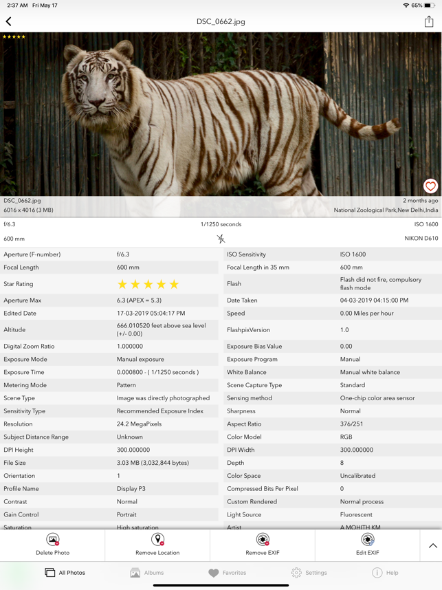 照片元数据工具 EXIF Viewer by Fluntro iOS苹果手机软件下载 摄影-第2张