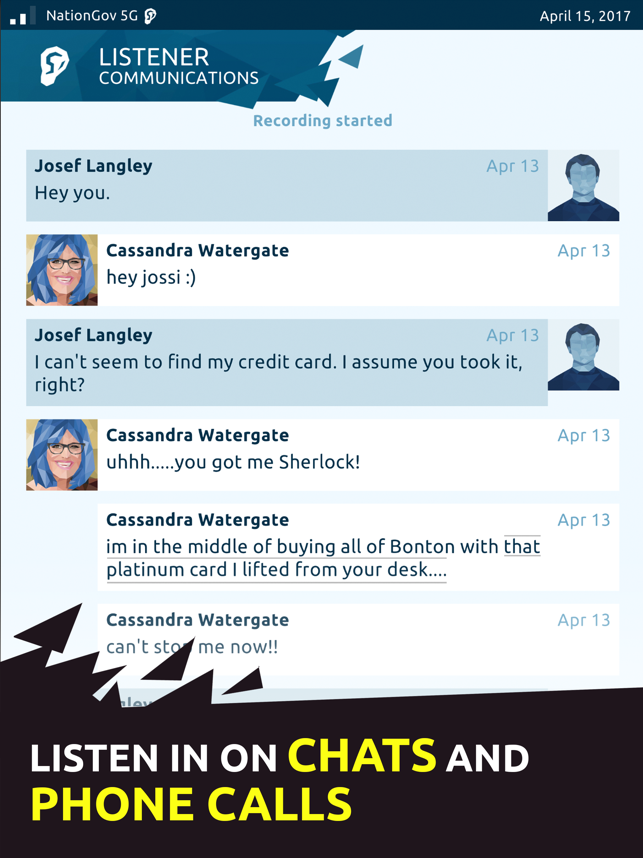 奥威尔：无所遁形  Orwell: Keeping an Eye On You iPad/iOS苹果手机游戏下载 解谜-第2张