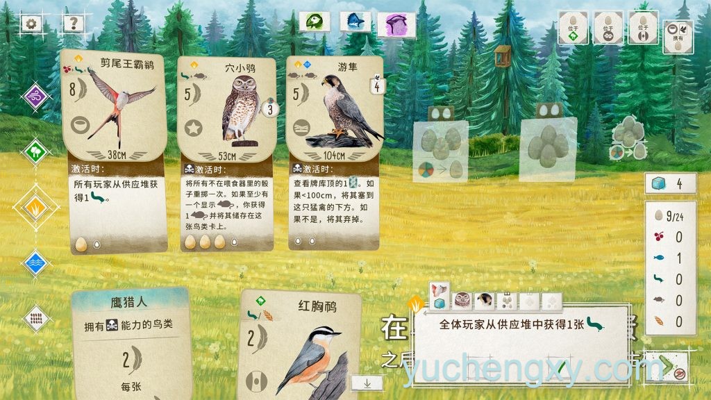 展翅翱翔 WINGSPAN 卡牌-第3张